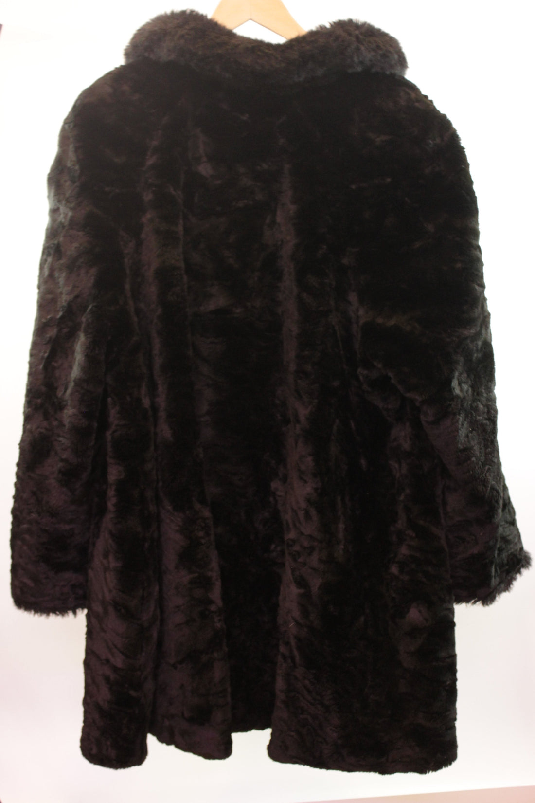 ״Michel Alexis״  France faux fur Coat, Black- Unisex