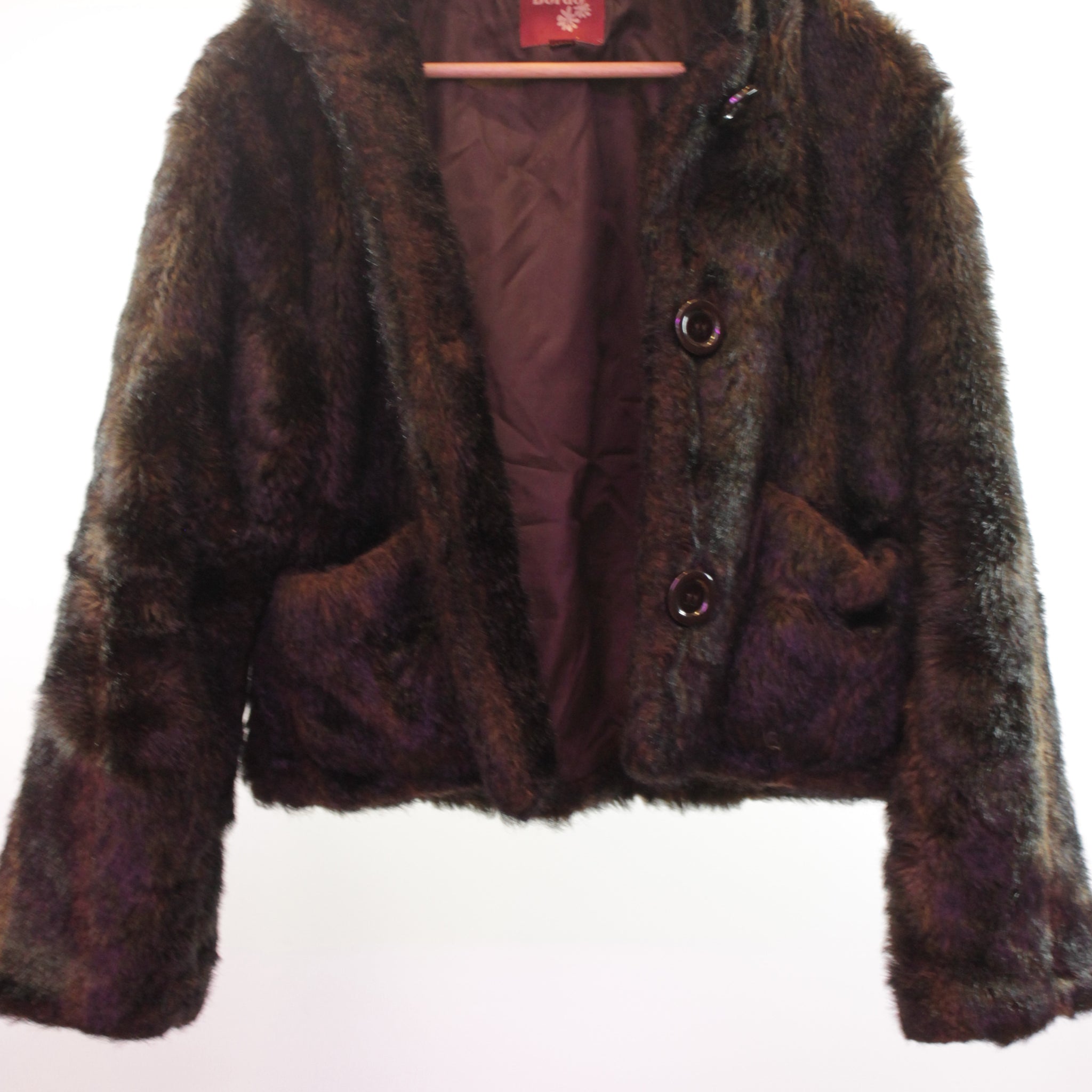 80's Synthetic Fur Jacket