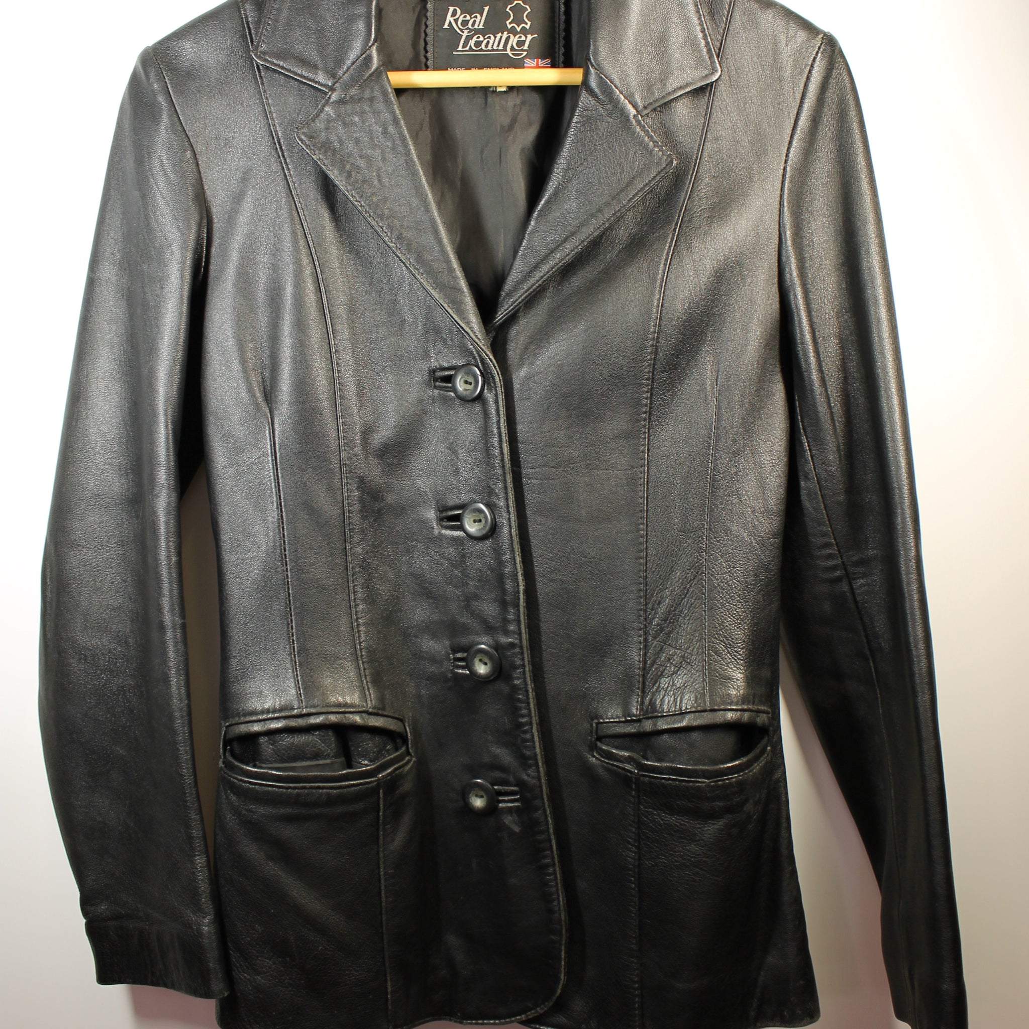 Women's Black Leather Jacket