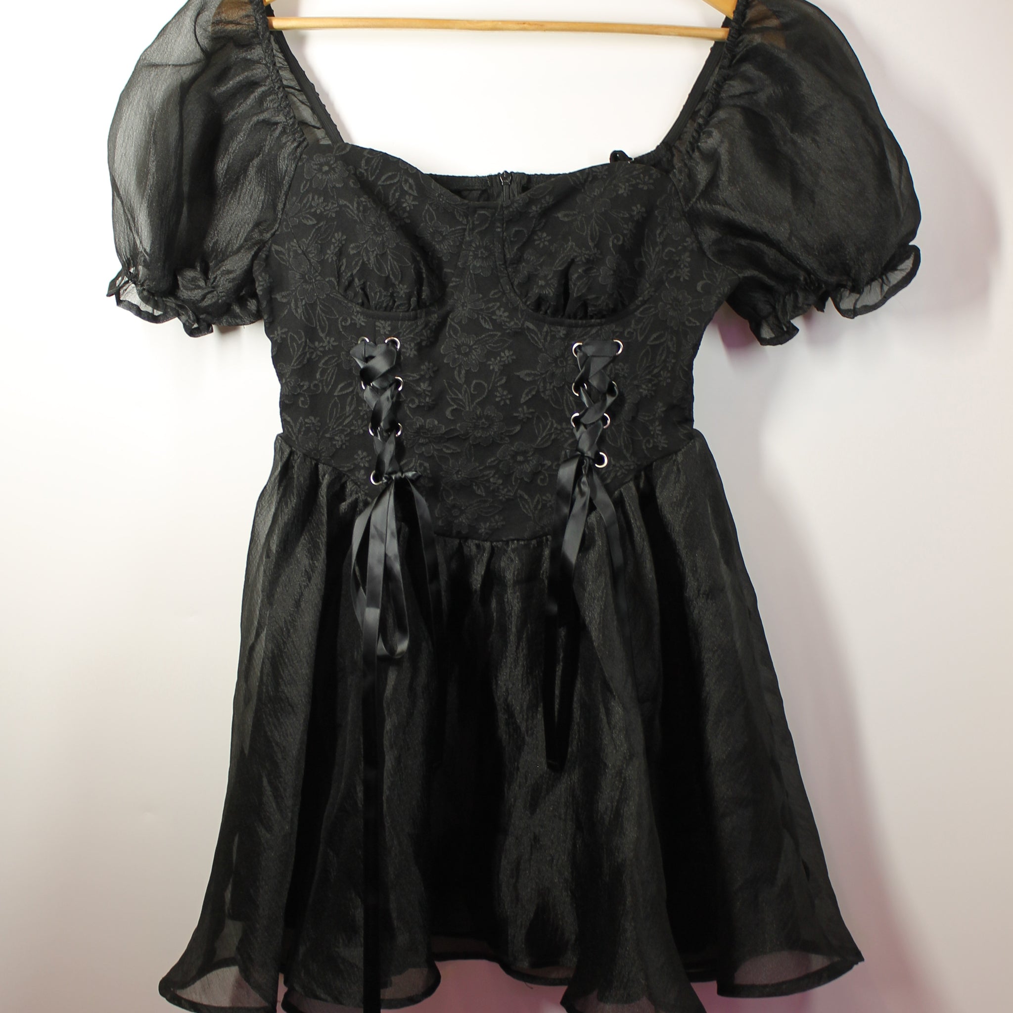 Black Mini Corset Dress