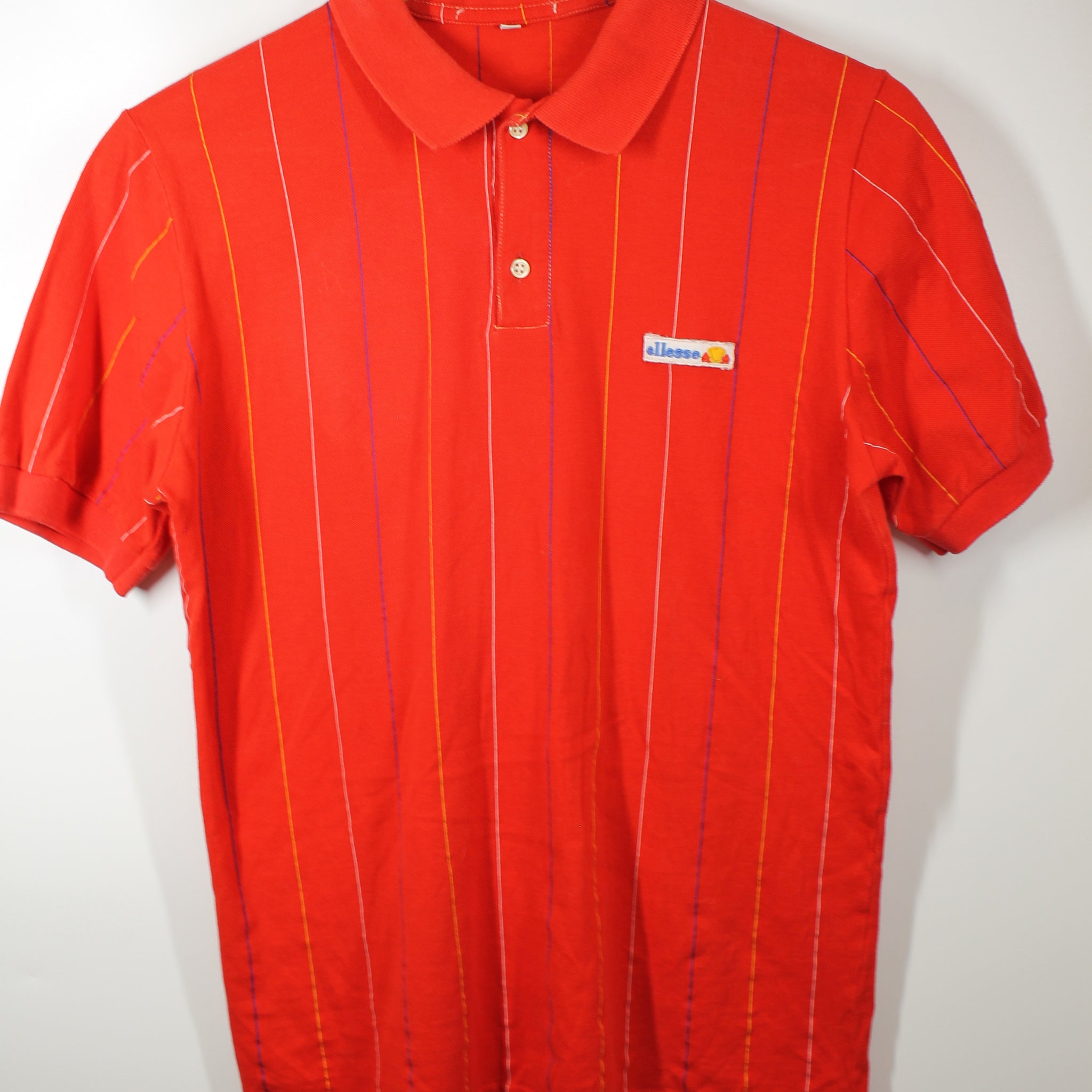 Women's 70s Red Striped Ellesse Top