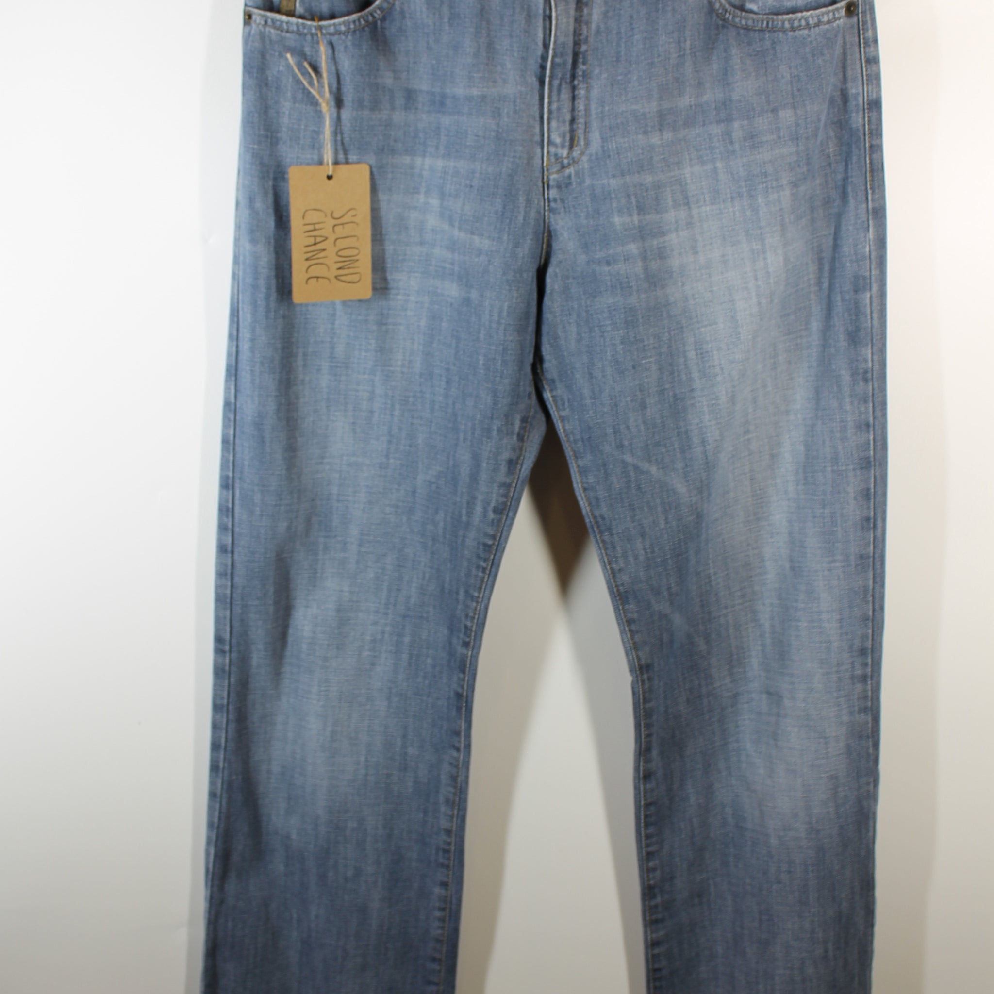 "Armani jeans" Light Blue Washed Mid-Rise Jeans