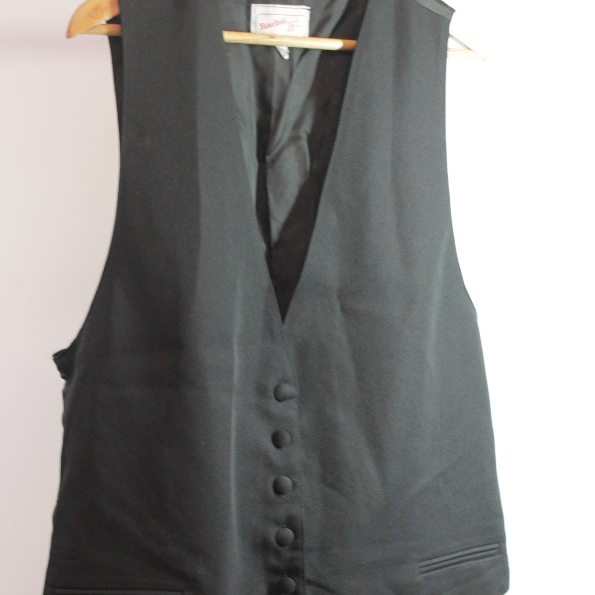 70's Black Vest